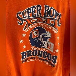 Vintage 1987 Denver Broncos Super Bowl Crewneck Youth XL